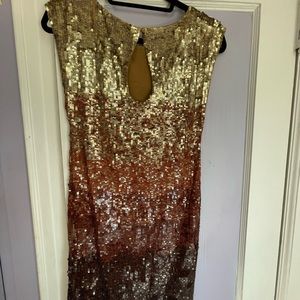 Alice & Olivia Womens sequin mini dress